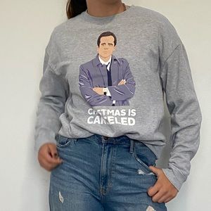 Gray Micheal Scott Sweatshirt - Medium